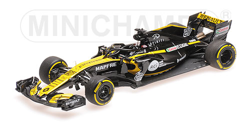 RENAULT SPORT FORMULA ONE TEAM – NICO HÜLKENBERG – SHOWCAR 2018 L.E. 150 pcs. 1:43 model