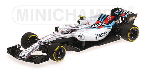 WILLIAMS MARTINI RACING MERCEDES – SERGEY SIROTKIN – SHOWCAR 2018 L.E. 200 pcs. 1:43 model