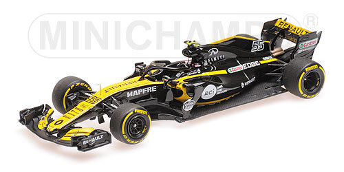 RENAULT SPORT FORMULA ONE TEAM – CARLOS SAINZ JR. – SHOWCAR 2018 1:43 model