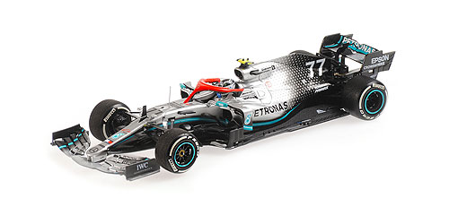 MERCEDES-AMG PETRONAS MOTORSPORT F1 W10 EQ POWER – VALTTERI BOTTAS – 3RD PLACE MONACO GP 2019 1:43 model