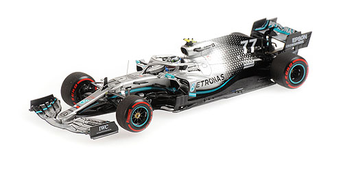 MERCEDES-AMG PETRONAS MOTORSPORT F1 W10 EQ POWER+ – VALTTERI BOTTAS – 2ND PLACE BRITISH GP 2019 1:43 model