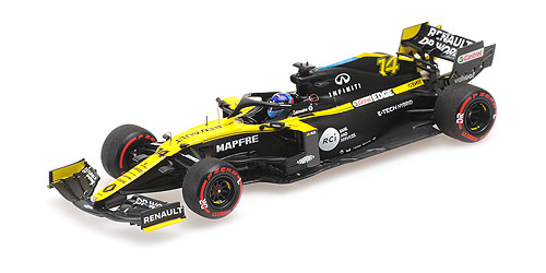 RENAULT DP WORLD F1 TEAM R.S.20 – FERNANDO ALONSO – BARCELONA TEST 2020 - L.E. 480 pcs. 1:43 model