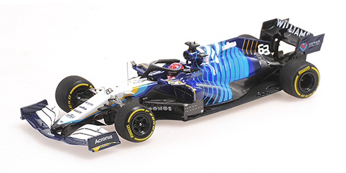WILLIAMS RACING MERCEDES FW43B – GEORGE RUSSELL – BAHRAIN GP 2021 1:43 model
