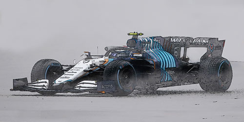 WILLIAMS RACING MERCEDES FW43B – NICHOLAS LATIFI – BELGIAN GP 2021 - L.E. 336 pcs. 1:43 model