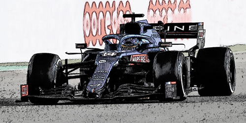 ALPINE F1 TEAM A521 – FERNANDO ALONSO – QATAR GP 2021 - L.E. 1008 pcs. 1:43 model