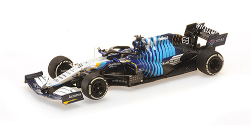 WILLIAMS RACING MERCEDES FW43B – GEORGE RUSSELL – SAUDI ARABIAN GP 2021 - L.E. 528 pcs. 1:43 model