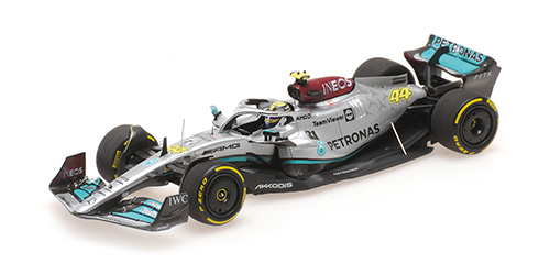 MERCEDES-AMG PETRONAS FORMULA ONE TEAM F1 W13 E PERFORMANCE – LEWIS HAMILTON – BAHRAIN GP 2022 - L.E. 1104 pcs. 1:43 model