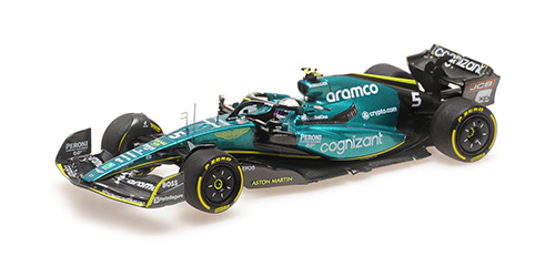 ASTON MARTIN ARAMCO COGNIZANT FORMULA ONE TEAM AMR22 – S. VETTEL – LAST RACE ABU DHABI GP 2022 1:43 model