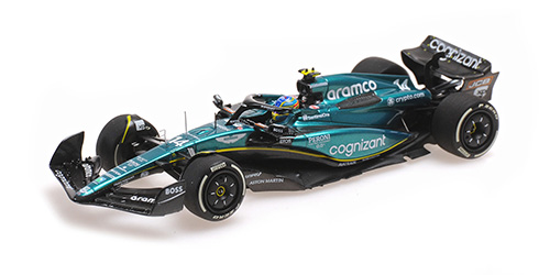 ASTON MARTIN ARAMCO COGNIZANT FORMULA ONE TEAM AMR23 – FERNANDO ALONSO – 3RD PLACE BAHRAIN GP 2023 - L.E. 1296 pcs. 1:43 model