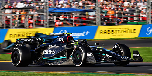 MERCEDES-AMG PETRONAS FORMULA ONE TEAM F1 W14 E PERFORMANCE – LEWIS HAMILTON – AUSTRALIAN GP 2023 1:43 model