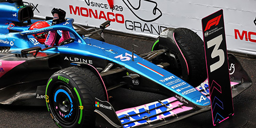 BWT ALPINE F1 TEAM A523 – ESTEBAN OCON – 3RD MONACO GP 2023 - L.E. 288 pcs. 1:43 model