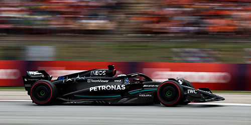 MERCEDES-AMG PETRONAS FORMULA ONE TEAM F1 W14 E PERFORMANCE – GEORGE RUSSELL – 3RD SPAIN GP 2023 1:43 model