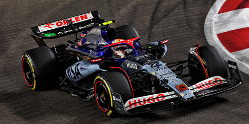 VISA CASH RB FORMULA ONE TEAM VCARB 01 – YUKI TSUNODA – SINGAPORE GP 2024 1:43 model
