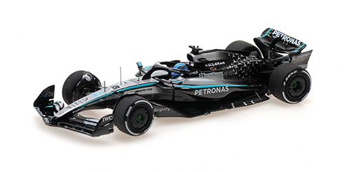 MERCEDES-AMG PETRONAS FORMULA ONE TEAM F1 W16 E PERFORMANCE – GEORGE RUSSELL – WINNER CANADA GP 2025 1:43 model