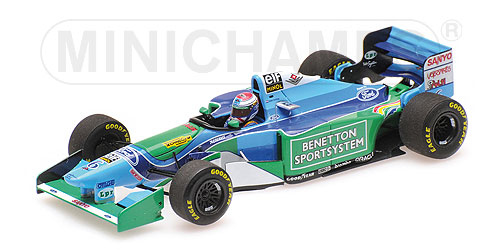 BENETTON FORD B194 – JOS VERSTAPPEN – 1ST F1 PODIUM – 3RD PLACE HUNGARIAN GP 1994 L.E. 360 pcs. 1:43 model