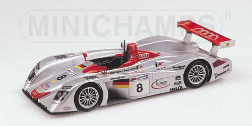 AUDI R8 – ABT/ALBORETO/CAPELLO – 3rd – AUDI SPORT TEAM JOEST RACING – 24H LE MANS 2000 1:43 model