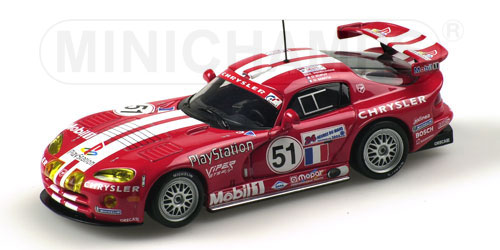DODGE VIPER GTS-R – BERETTA/WENDLINDER/DUPUY – TEAM ORECA – 24H LE MANS 2000 1:43 model