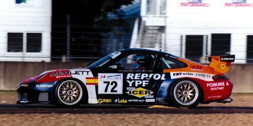 PORSCHE 911 GT3-R – SALDANA/LAVAGGI/DIEZ-VILLAROEL – TEAM REPSOL – 24H LE MANS 2000 1:43 model