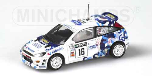 FORD FOCUS – SOLBERG/MILLS – TEAM FORD – RALLYE FINLAND 2000 1:43 model
