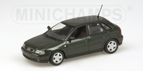 AUDI A3 4-DOOR – 2000 – GREEN METALLIC 1:43 model