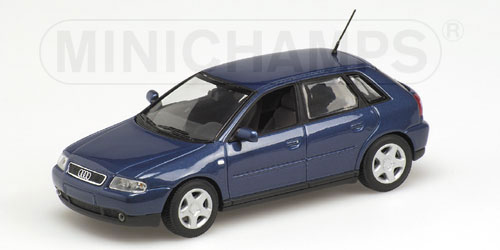 AUDI A3 4-DOOR – 2000 – BLUE METALLIC 1:43 model