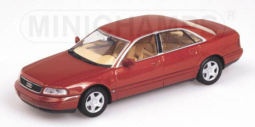 AUDI A 8 1994 ISISRED/BEIGE 1:43 model