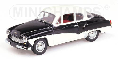 WARTBURG A 311 COUPE – 1958 – BLACK/WHITE 1:43 model