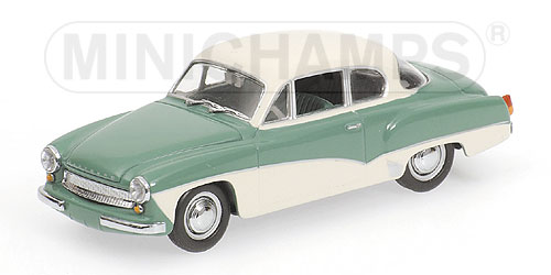WARTBURG A 311 COUPE – 1958 – GREEN/WHITE L.E. 1008 pcs. 1:43 model
