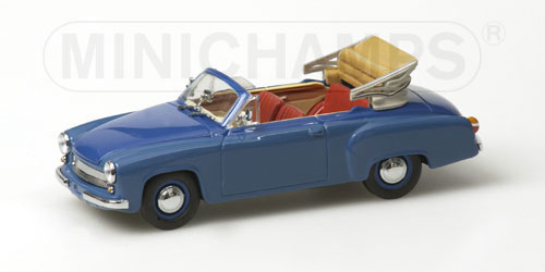 WARTBURG A 311 CABRIOLET – 1958 – BLUE 1:43 model
