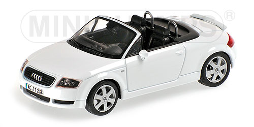 AUDI TT ROADSTER – 1999 – WHITE L.E. 144 pcs. 1:43 model