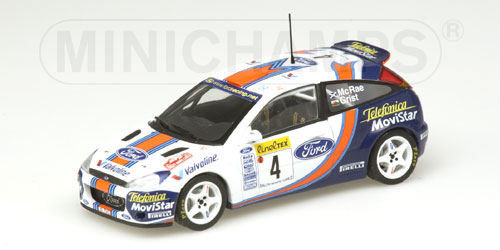 FORD FOCUS – MCRAE/GRIST – TEAM FORD – RALLYE MONTE CARLO 2001 1:43 model