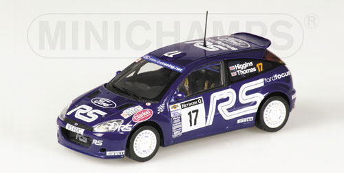 FORD FOCUS – HIGGINS/THOMAS – RALLYE RAC 2001 1:43 model