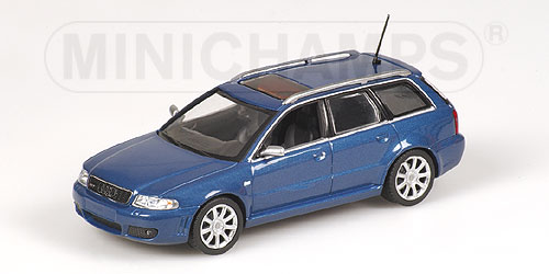 AUDI RS 4 – 2000 – BLUE METALLIC 1:43 model