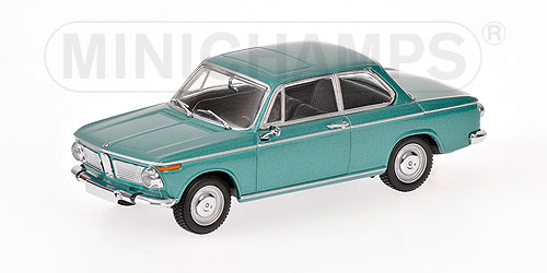 BMW 1600-2 (TYP 116) – 1966 – TURQUOISE METALLIC L.E. 750 pcs. 1:43 model