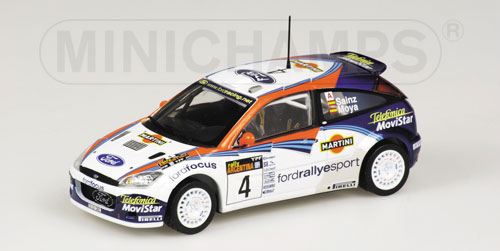 FORD FOCUS RS – SAINZ/MOYA – WINNER – RALLYE ARGENTINA 2002 1:43 model