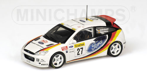 FORD FOCUS RS – KREMER/WICHA – TEAM WEBER – RALLY MONTE CARLO 2002 1:43 model