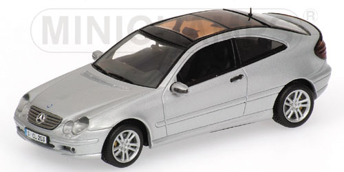 MERCEDES-BENZ C-CLASS SPORTS COUPE (CL203) – 2001 – SILVER L.E. 2016 pcs. 1:43 model