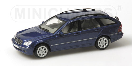 MERCEDES-BENZ C-CLASS T-MODEL (S203) – 2001 – BLUE METALLIC 1:43 model