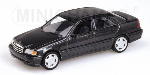 MERCEDES-BENZ C-CLASS (W202) – 1993 – BLUE/BLACK METALLIC 1:43 model