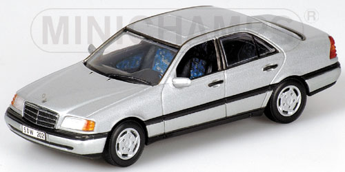 MERCEDES-BENZ C-CLASS (W202) – 1993 – SILVER L.E. 1008 pcs. 1:43 model