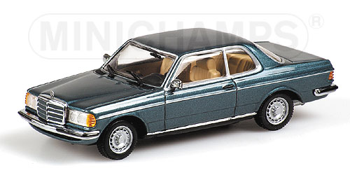 MERCEDES-BENZ 230 CE COUPE (W123) – 1977 – TURQUOISE 1:43 model