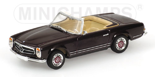MERCEDES-BENZ 230 SL CABRIOLET (W113) – 1968 – DARK RED 1:43 model