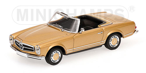MERCEDES-BENZ 230 SL CABRIOLET (W113) – 1968 – BEIGE METALLIC L.E. 1008 pcs. 1:43 model