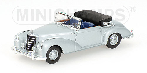 MERCEDES-BENZ 300 S CABRIOLET (W188) – 1954 – SILVER L.E. 1296 pcs. 1:43 model