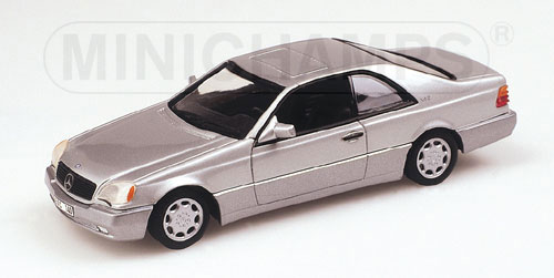 MERCEDES-BENZ 600 SEC – 1992 – SILVER METALLIC 1:43 model
