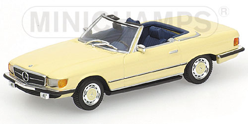MERCEDES-BENZ 350 SL CABRIOLET (R107) – 1972 – YELLOW L.E. 1488 pcs. 1:43 model