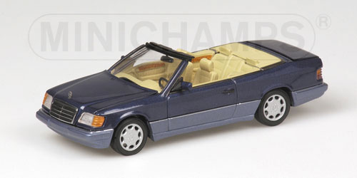 MERCEDES-BENZ E-CLASS CABRIO – 1994 – BLUE METALLIC 1:43 model