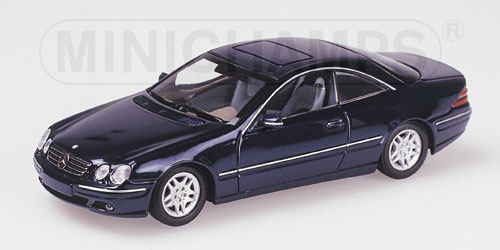 MERCEDES-BENZ CL-CLASS COUPE (C215) – 1999 – BLUE METALLIC 1:43 model