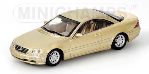 MERCEDES-BENZ CL-CLASS COUPE (C215) – 1999 – GOLD 1:43 model