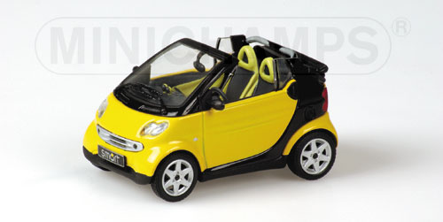 SMART CABRIOLET – 2000 – YELLOW 1:43 model
